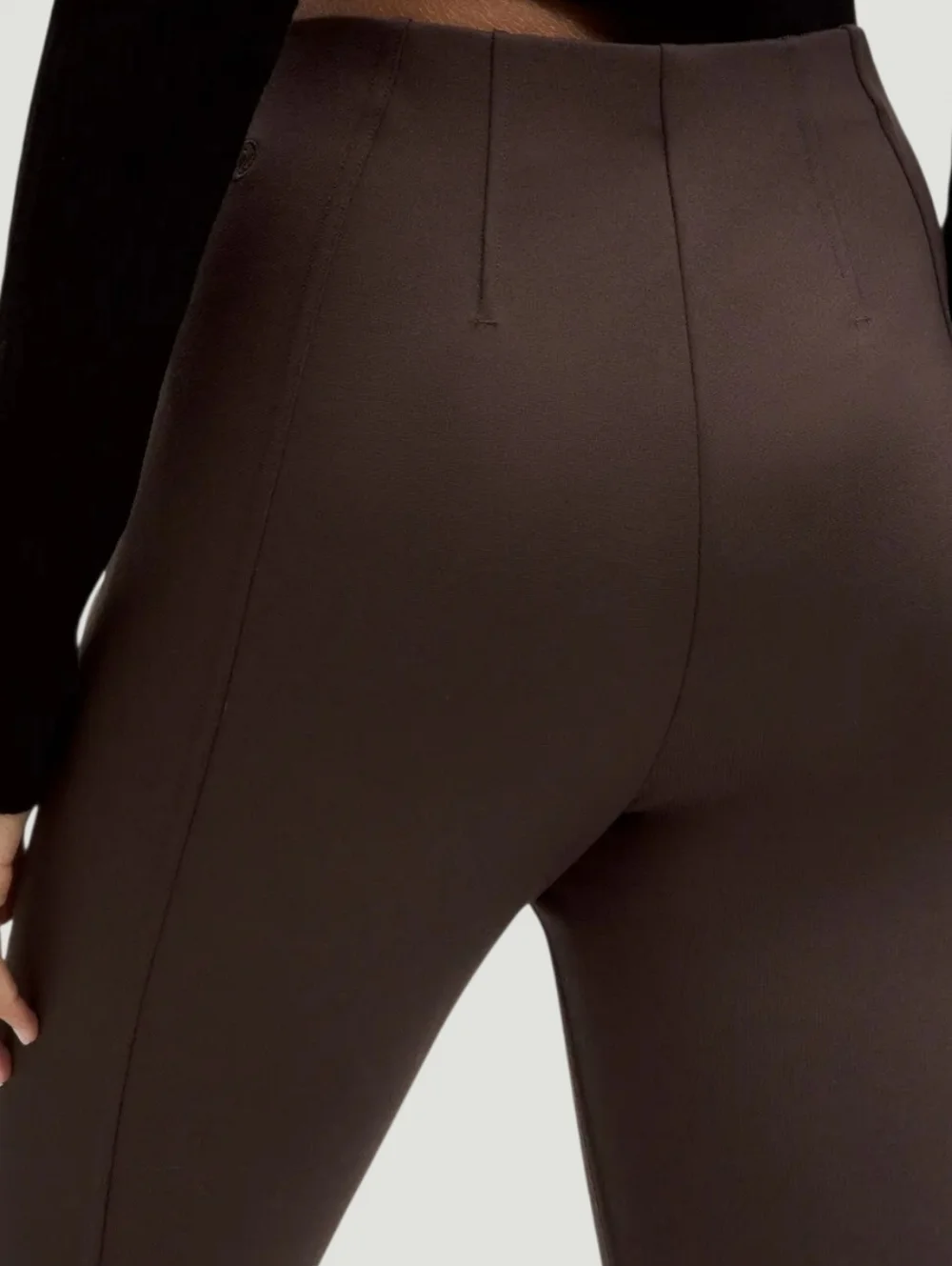Lululemon Stretch Knit High Rise Pull-On Pants Brown Small